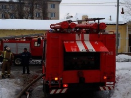 В центре Харькова сгорел склад с картонными манекенами