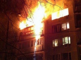 В Киеве сгорела квартира журналистки, маму и собаку эвакуировали с балкона