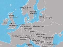 Составлена карта Европы с фразами, которые бесят европейцев