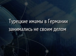 Турецкие имамы в Германии занимались не своим делом