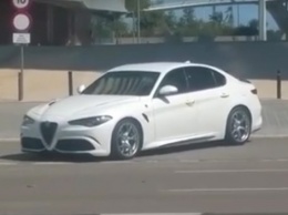 На публике вновь появилась Alfa Romeo Giulia QV