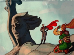 Художник из США изобразил на Родине-матери из Волгограда мультяшных героев Marvel