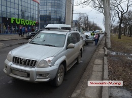 Три авто столкнулись в центре Николаева