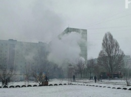 Смотрите: крупный пожар на Бабурке в Запорожье