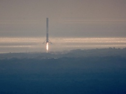 Впечатляющее видео: посадка первой ступени ракеты Falcon 9