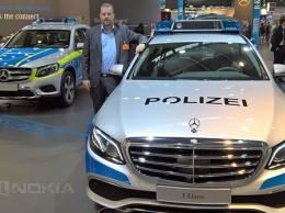 В Берлине показали полицейский Mercedes с Microsoft Continuum на борту