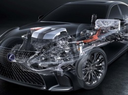 Стали известны новые подробности о гибридном двигателе Lexus LS 500h