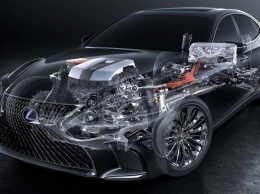 Появилась информация о технических характеристиках Lexus LS 500h