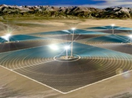 Строительство огромной солнечной тепловой электростанции начато в Китае