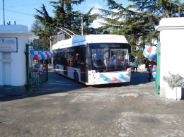 В Алуште вышли на линию 20 новых троллейбусов