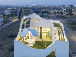 Переосмысление традиций: современный особняк с элементами корейской архитектуры
