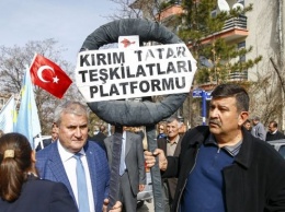 В Турции прошел митинг против аннексии Крыма
