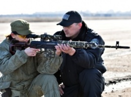 В Донецкой области женщина-офицер будут соревноваться в полевых испытаниях