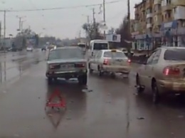 Смотрите: масштабное ДТП в центре Запорожья