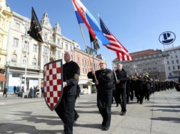 В столице Хорватии неонацисты прошли маршем в поддержку Трампа