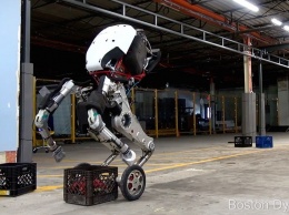 Boston Dynamics официально представила нового прыгающего робота на колесах