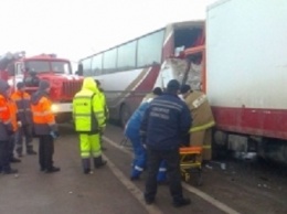 В России попал в аварию автобус с украинцами