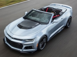 В сети обнародованы изображения Chevrolet Camaro ZL1 1LE Convertible