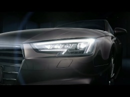 О фарах новой A4 рассказали в Audi (ВИДЕО)