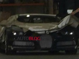 Bugatti Chiron попался на камеру