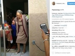 Видео танца зажигательной бабушки на своем вековом юбилее взорвало Instagram