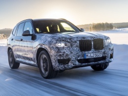 Новый BMW X3 играет мускулами на снежном тест-драйве (Видео)