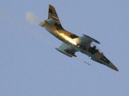 Появилось первое видео с места крушения истребителя ВВС Сирии Миг-23