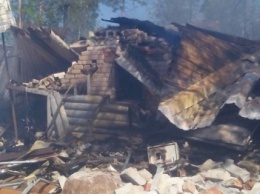 В Бердянске на улице Чубаря сгорел второй этаж дома