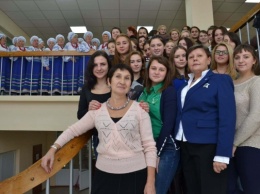 Депутат Киевского облсовета Светлана Береза отчиталась перед своими избирателями