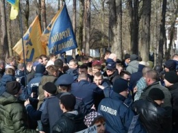 На могиле Тараса Шевченко произошла массовая драка