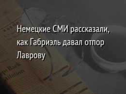 Немецкие СМИ рассказали, как Габриэль давал отпор Лаврову