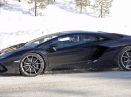 На тестах замечена «заряженная» версия нового купе Lamborghini Aventador S