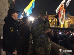 Эхо разгона блокады. В Киеве митинг в поддержку блокадников, планируют поход к Администрации президента
