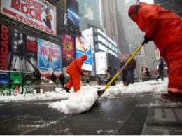 Ситуация в Нью-Йорке после снежной бури