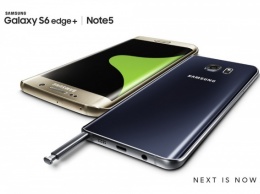 Samsung показала фаблеты Galaxy Note 5 и Galaxy S6 edge+