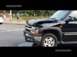 ДТП в Киеве: в столкновении Chevrolet с патрульным Prius пострадали четверо. ФОТО