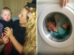 Девушка заперла своего 2-летнего сына с синдромом Дауна в стиральную машину