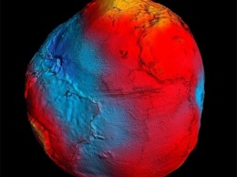 Ученые создали карту Земли без Мирового океана