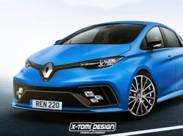 Опубликован рендер Renault Zoe RS