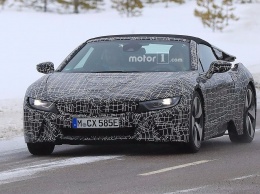 На тестах замечена серийная версия гибрида BMW i8 Spyder