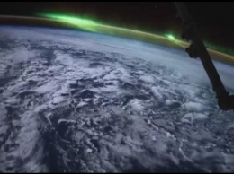 NASA показало полярное сияние из космоса: видео