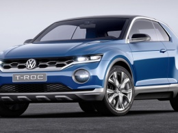 Американцы получат новый кроссовер VW T-Roc не раньше 2019 года