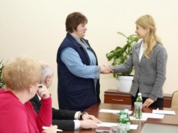 Светличная провела выездной прием граждан на Харьковском плиточном заводе