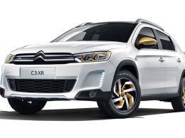 У кроссовера Citroen C3-XR появилась позолоченная спецверсия