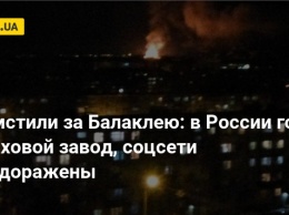 Отомстили за Балаклею: в России горит пороховой завод, соцсети взбудоражены