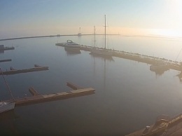 Потрясающее видео рассвета в одесском порту (ВИДЕО)