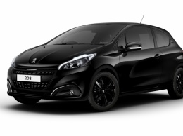 На рынок выходит особый хэтчбек Peugeot 208 Black Edition