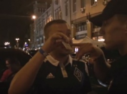 В Киеве пьяный немецкий дипломат пытался наехать на полицейских (видео)