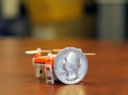 Создан дрон, размер которого не больше монеты (ВИДЕО)