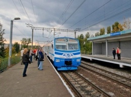 Киевская электричка вернулась с обычному маршруту курсирования